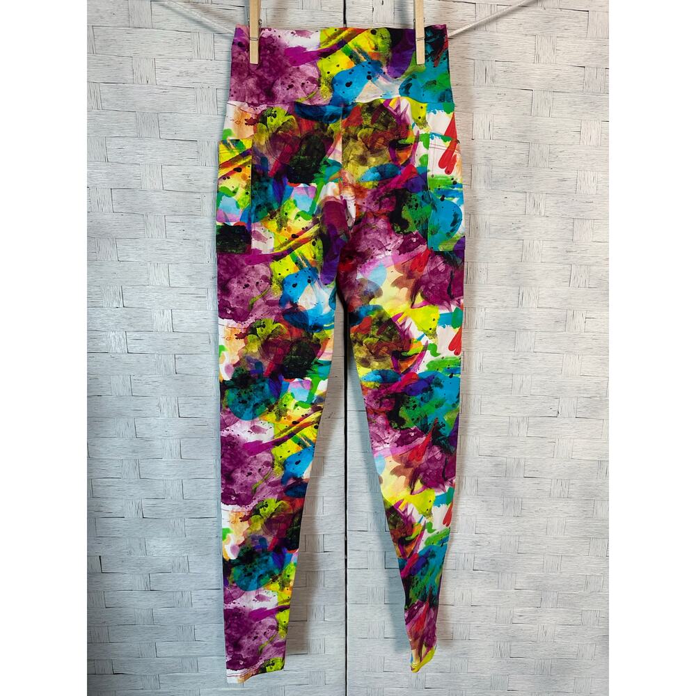 Bluefish women's leggings, colorful pockets, active wear leisure yoga sportswear